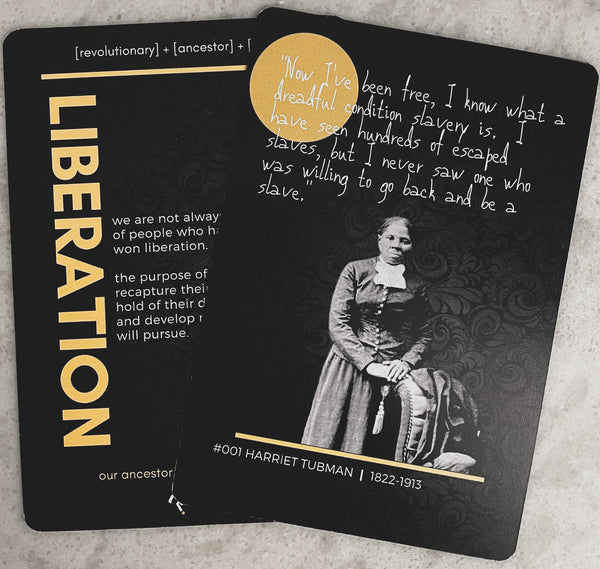 education .  radical black activist cards